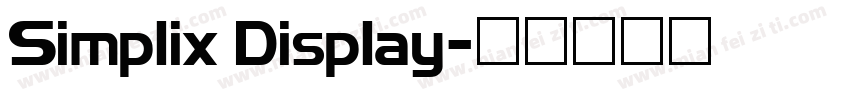 Simplix Display字体转换